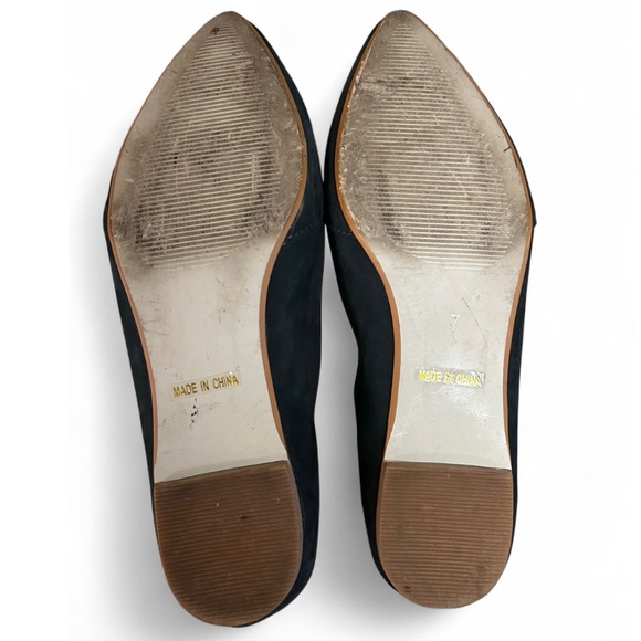 Pilcro and the Letterpress Green Flats with Tan Bow - Picture 4 of 4